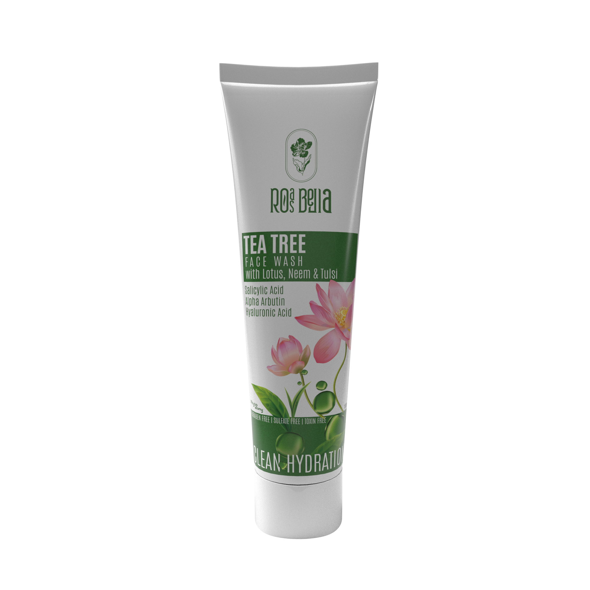 TEA TREE Face Wash With Lotus ,Neem & Tulsi (100g) Tube - (PC1283)